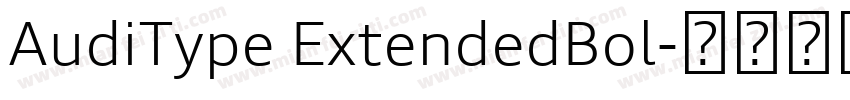 AudiType ExtendedBol字体转换